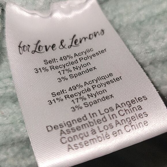 For Love and Lemons Knit Sleeveless Sweater Tank Top Size Large - Picture 6 of 6